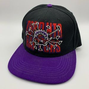 Mitchell Ness Toronto Raptors Black Purple Snapback Hat Cap NBA Hardwood Classic